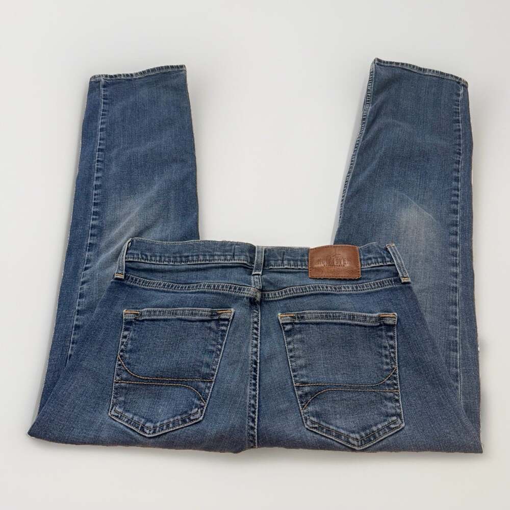 HOLLISTER Epic Flex Classic Straight Jeans Blue Medium Wash Denim Men’s 30x30